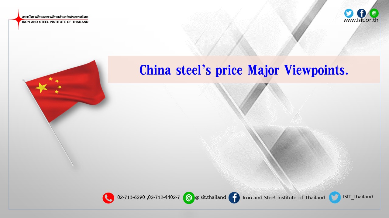 China steel’s price Major Viewpoints.